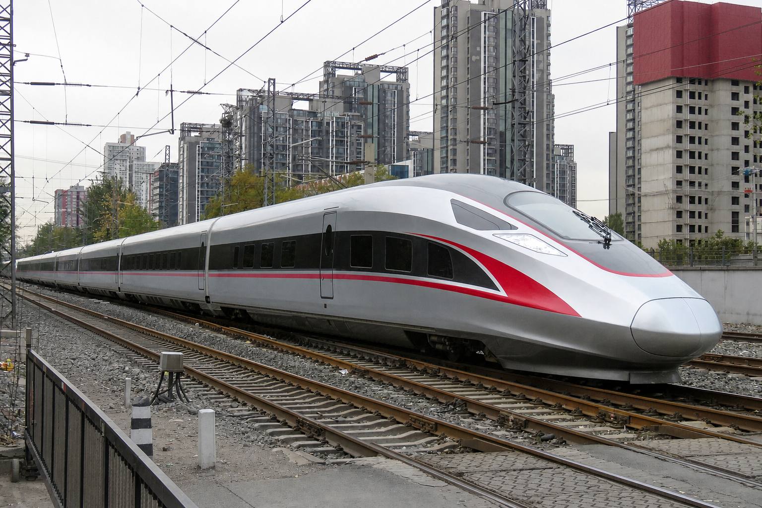 A Fuxing high-speed train